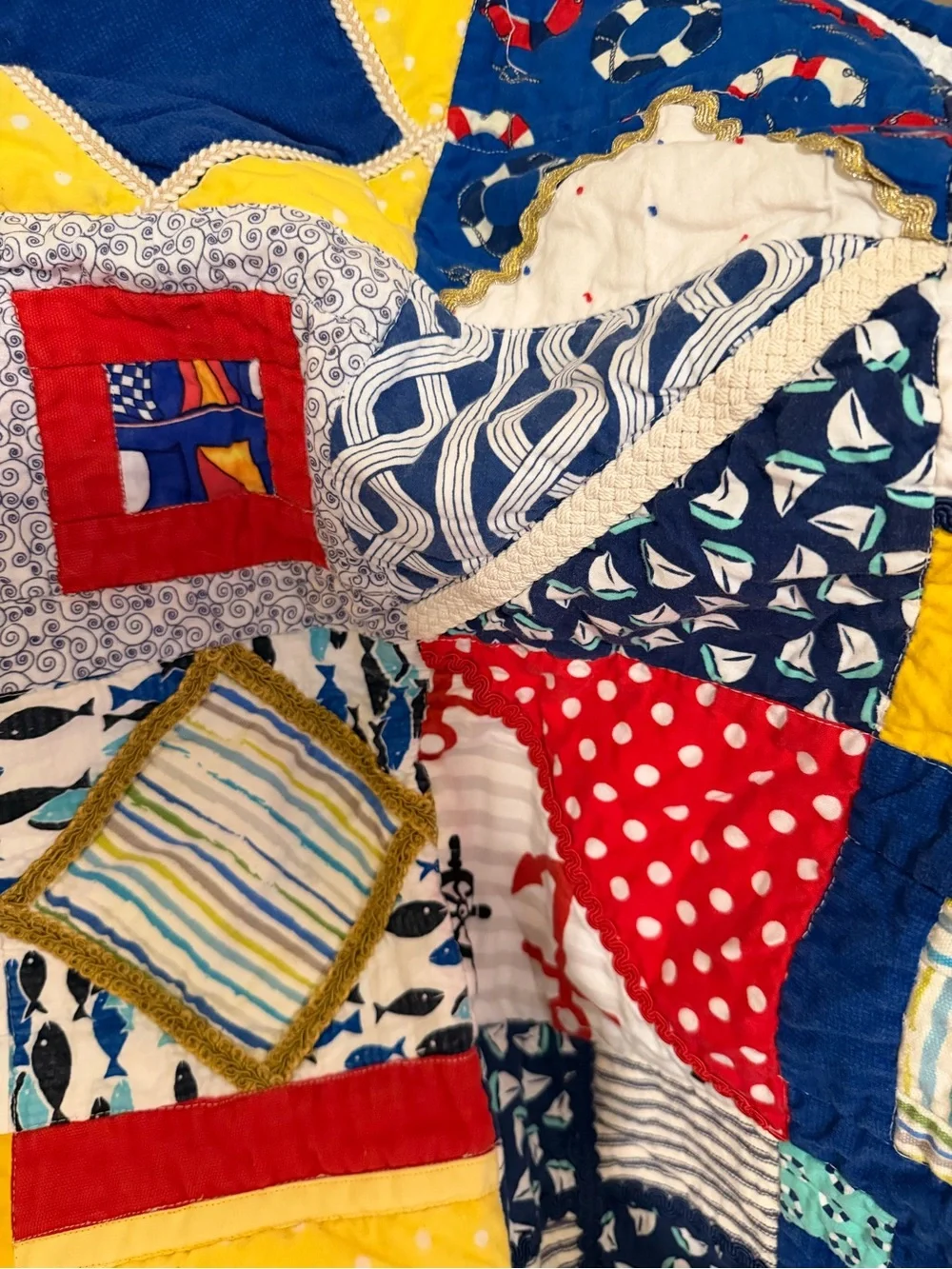 Hand Made Nautical Quilt